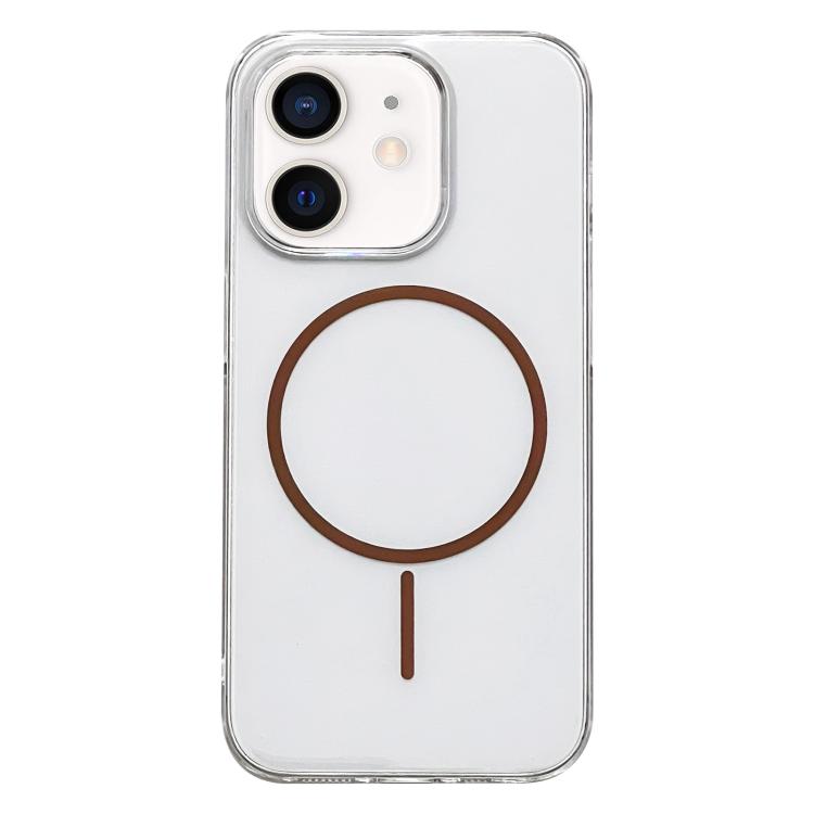 Clear Color PC Thin Circle MagSafe Phone Case, For iPhone 13 Pro, For iPhone 12 / 12 Pro, For iPhone 12 Pro Max