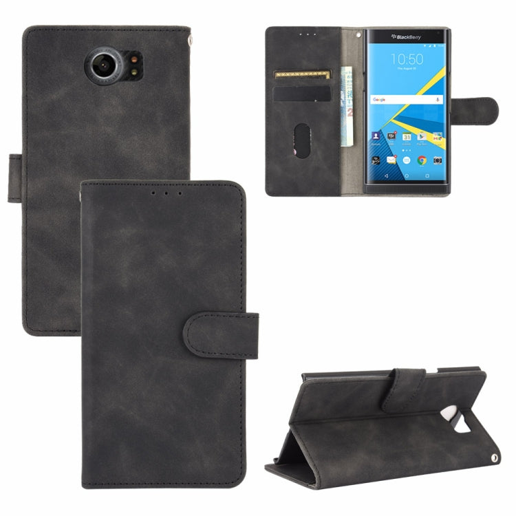 Solid Color Skin Feel Magnetic Buckle Horizontal Flip Calf Texture PU Leather Case with Holder & Card Slots & Wallet, For OnePlus 6T, For OnePlus 7, For BlackBerry Priv, For OnePlus 7 Pro