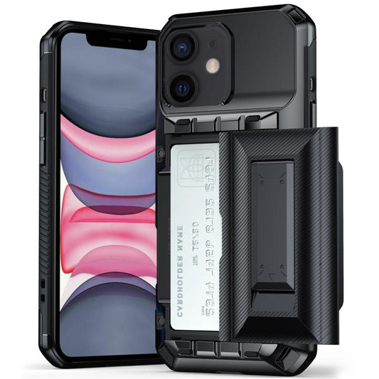 Card Slot PC Hybrid TPU Combo Phone Case, For iPhone 11