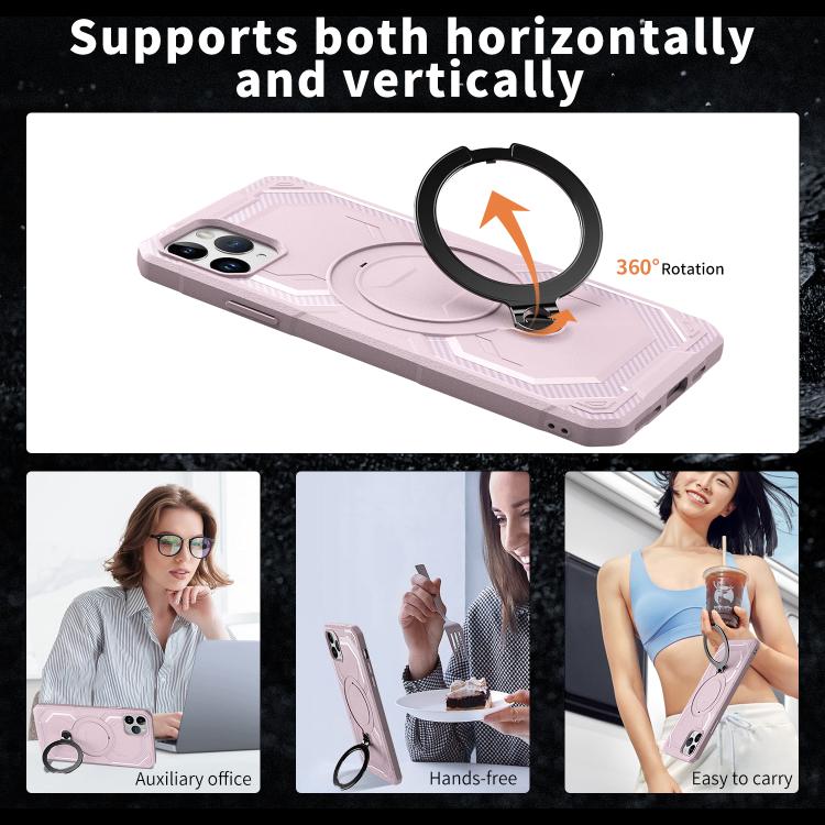 Frosted MagSafe Holder Phone Case, For iPhone 11 Pro, For iPhone XS / X, For iPhone XS Max