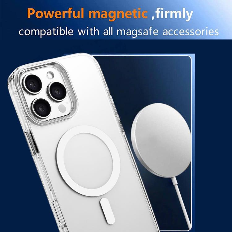 High Transparency TPU Hybrid PC MagSafe Magnetic Phone Case, For iPhone 15 Pro Max, For iPhone 15 Pro, For iPhone 15 Plus / 14 Plus, For iPhone 15