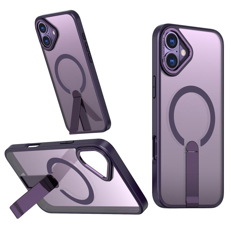 Star Shine Series TPU + PC MagSafe Phone Case with Fold Holder