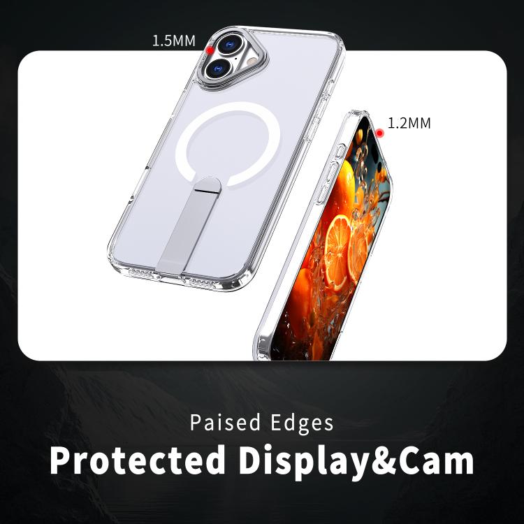 Star Shine Series TPU + PC MagSafe Phone Case with Fold Holder