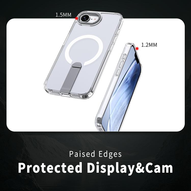 Star Shine Series TPU + PC MagSafe Phone Case with Fold Holder