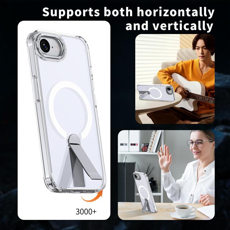 Star Shine Series TPU + PC MagSafe Phone Case with Fold Holder