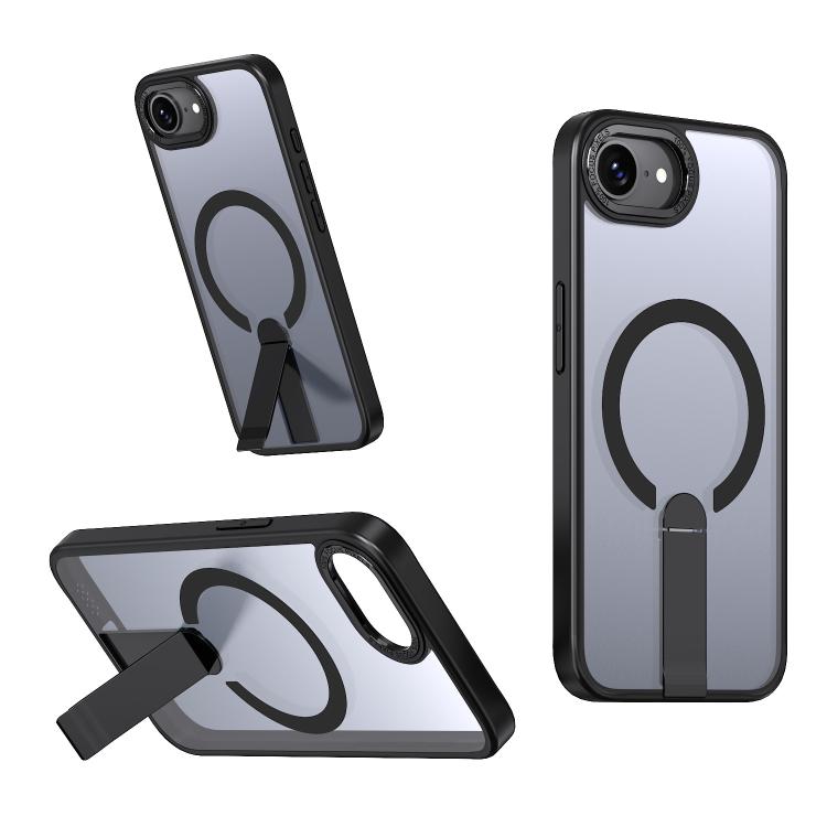 Star Shine Series TPU + PC MagSafe Phone Case with Fold Holder