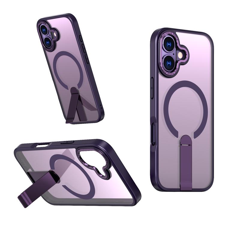 Star Shine Series TPU + PC MagSafe Phone Case with Fold Holder