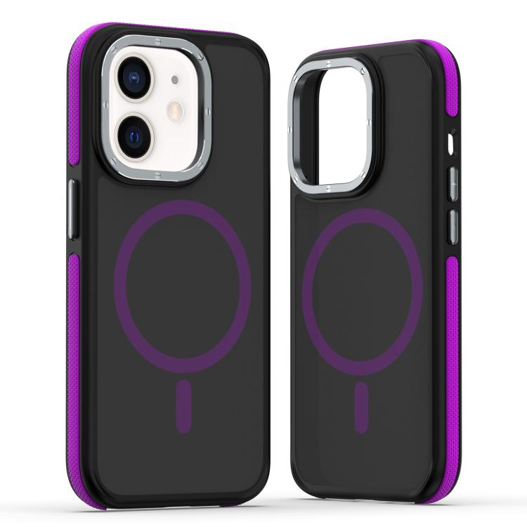 Dual-Color Skin Feel MagSafe Phone Case, For iPhone 13 Pro, For iPhone 12 / 12 Pro, For iPhone 12 Pro Max, For iPhone 11