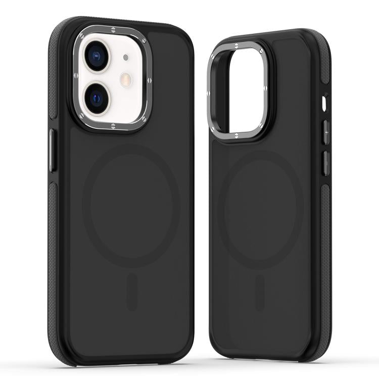 Dual-Color Skin Feel MagSafe Phone Case, For iPhone 13 Pro, For iPhone 12 / 12 Pro, For iPhone 12 Pro Max, For iPhone 11