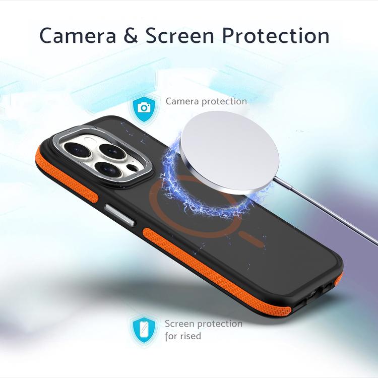 Dual-Color Skin Feel MagSafe Phone Case, For iPhone 13 Pro, For iPhone 12 / 12 Pro, For iPhone 12 Pro Max, For iPhone 11