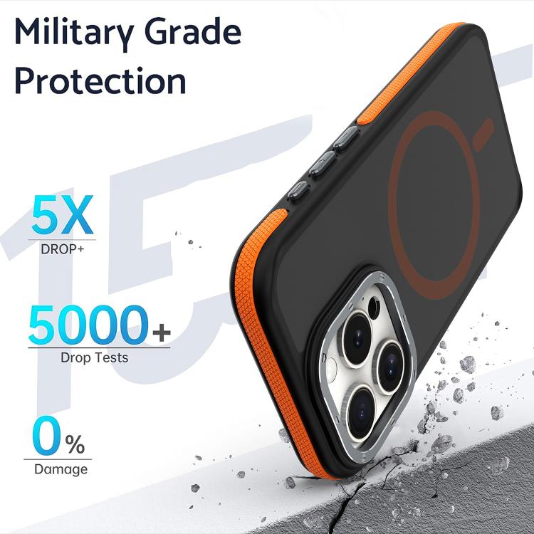 Dual-Color Skin Feel MagSafe Phone Case, For iPhone 13 Pro, For iPhone 12 / 12 Pro, For iPhone 12 Pro Max, For iPhone 11
