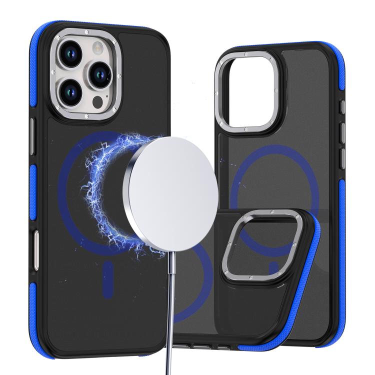Dual-Color Skin Feel MagSafe Phone Case, For iPhone 16 Pro Max, For iPhone 16 Pro