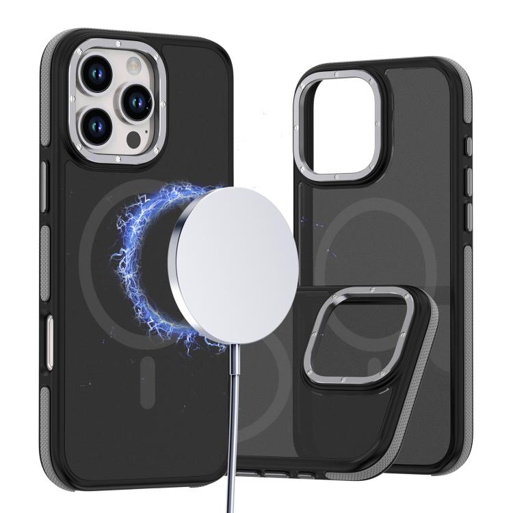 Dual-Color Skin Feel MagSafe Phone Case, For iPhone 16 Pro Max, For iPhone 16 Pro