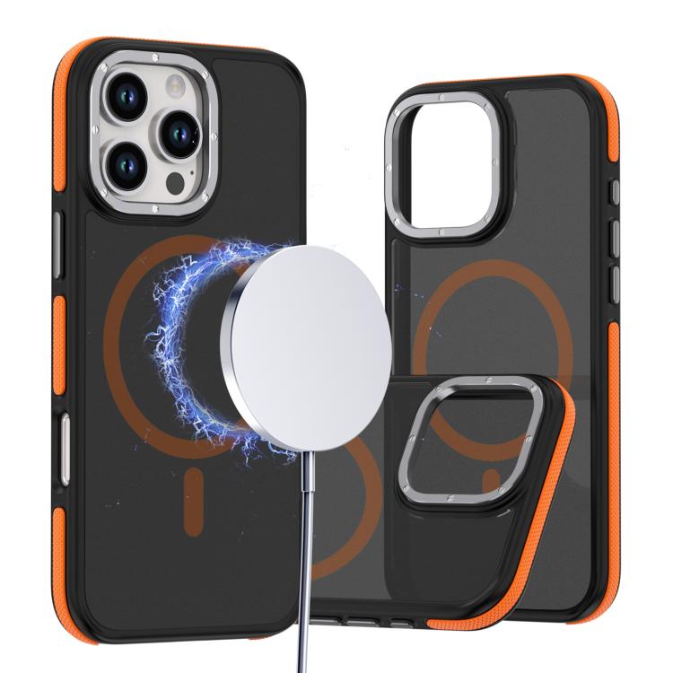 Dual-Color Skin Feel MagSafe Phone Case, For iPhone 16 Pro Max, For iPhone 16 Pro