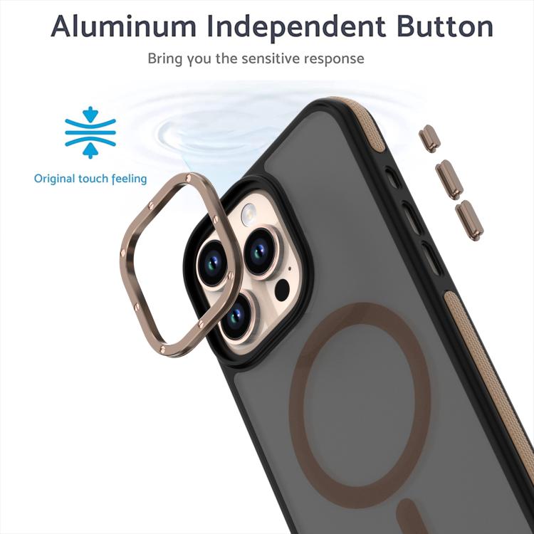 Dual-Color Skin Feel MagSafe Phone Case, For iPhone 16 Pro Max, For iPhone 16 Pro