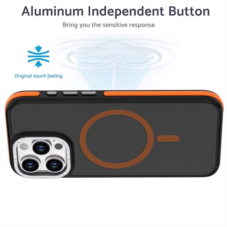 Dual-Color Skin Feel MagSafe Phone Case, For iPhone 16 Pro Max, For iPhone 16 Pro