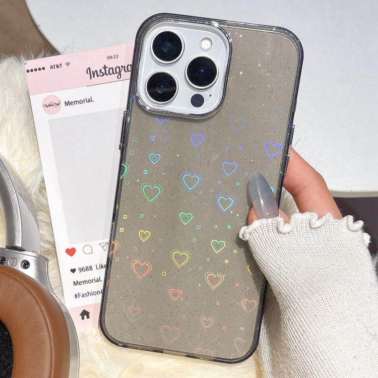 3D Heart IMD Hybrid TPU Phone Case, For iPhone 13 Pro, For iPhone 12 / 12 Pro, For iPhone 12 Pro Max, For iPhone 11 Pro Max