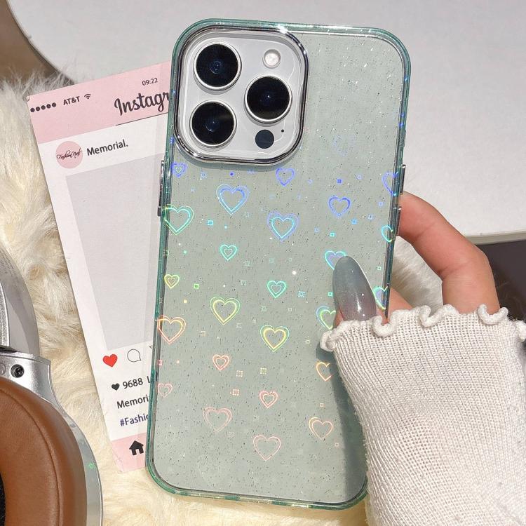 3D Heart IMD Hybrid TPU Phone Case, For iPhone 13 Pro, For iPhone 12 / 12 Pro, For iPhone 12 Pro Max, For iPhone 11 Pro Max