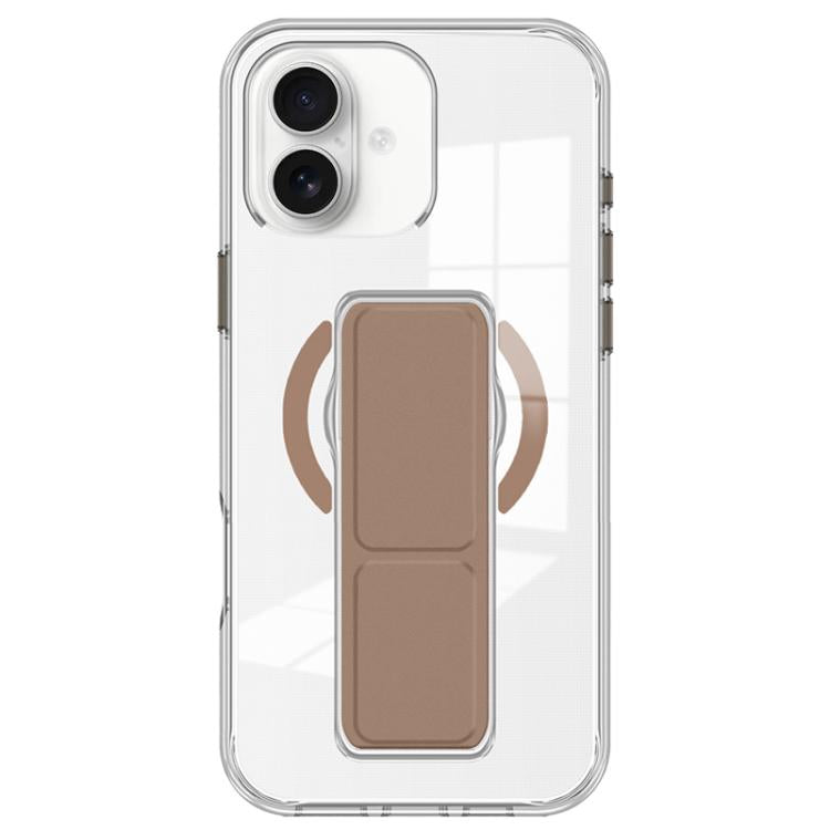 Clear Wristband Holder MagSafe Phone Case, For iPhone 16 Pro Max, For iPhone 16 Pro, For iPhone 16 Plus, For iPhone 16