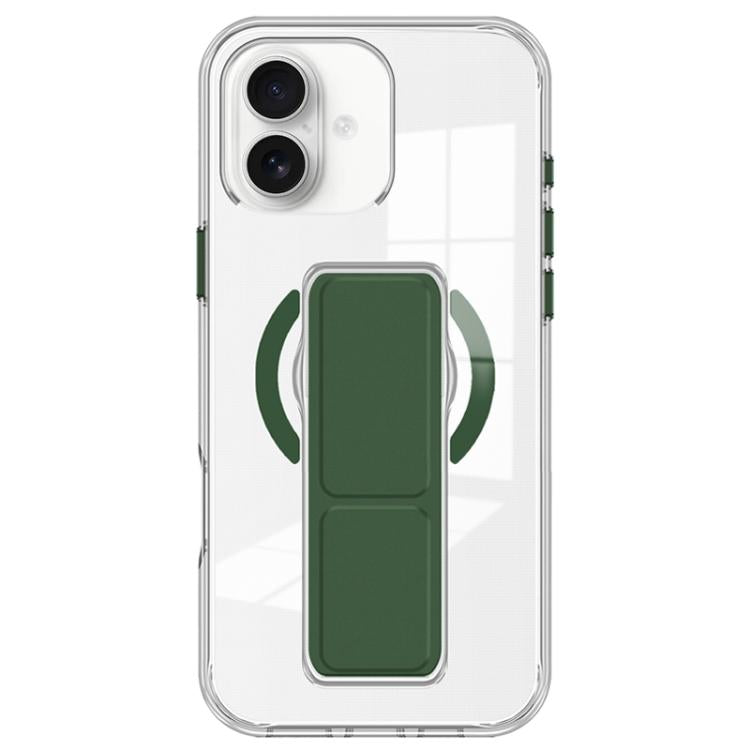 Clear Wristband Holder MagSafe Phone Case, For iPhone 16 Pro Max, For iPhone 16 Pro, For iPhone 16 Plus, For iPhone 16
