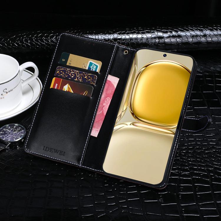 idewei Crocodile Texture Leather Phone Case, For iPhone 16e