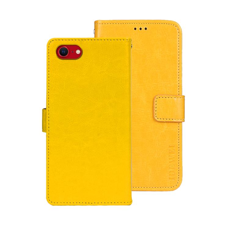 idewei Crazy Horse Texture Leather Phone Case, For iPhone 16e