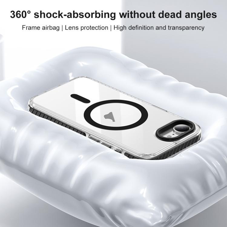 Airbag TPU + TPE+ PC Clear MagSafe Phone Case, For iPhone 16e