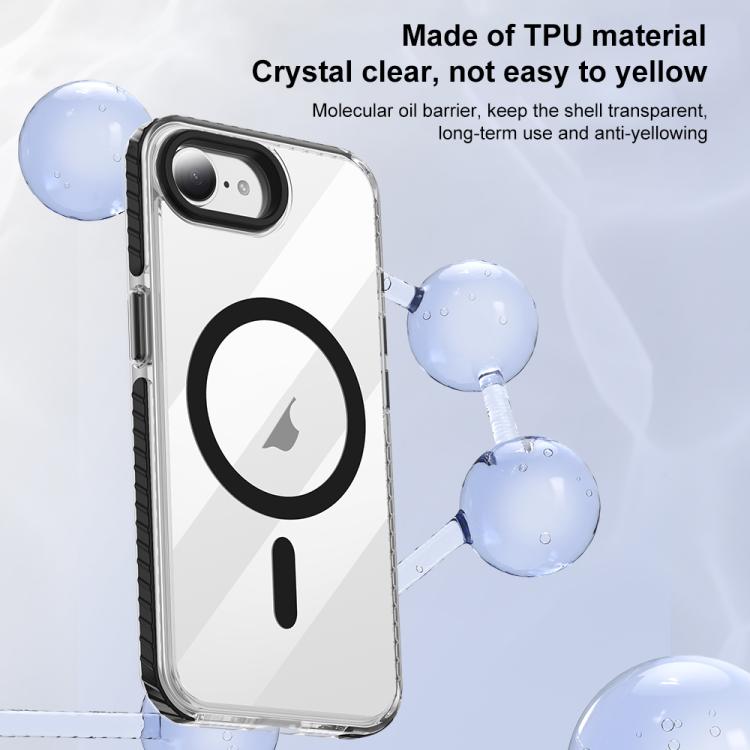 Airbag TPU + TPE+ PC Clear MagSafe Phone Case, For iPhone 16e