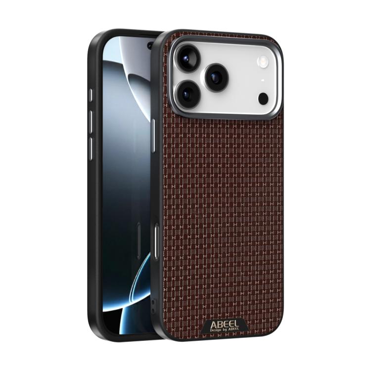 ABEEL Ruyi Pattern 6D Micro Relief MagSafe Leather Phone Case, For iPhone 17 Pro Max, For iPhone 17 Pro, For iPhone 17, For iPhone 17 Air, For iPhone 16e, For iPhone 16 Pro Max