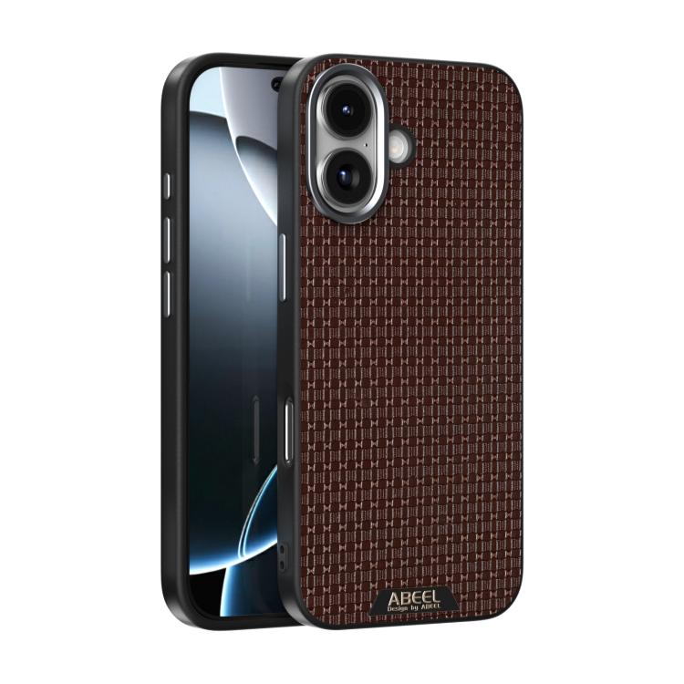 ABEEL Ruyi Pattern 6D Micro Relief MagSafe Leather Phone Case, For iPhone 17 Pro Max, For iPhone 17 Pro, For iPhone 17, For iPhone 17 Air, For iPhone 16e, For iPhone 16 Pro Max