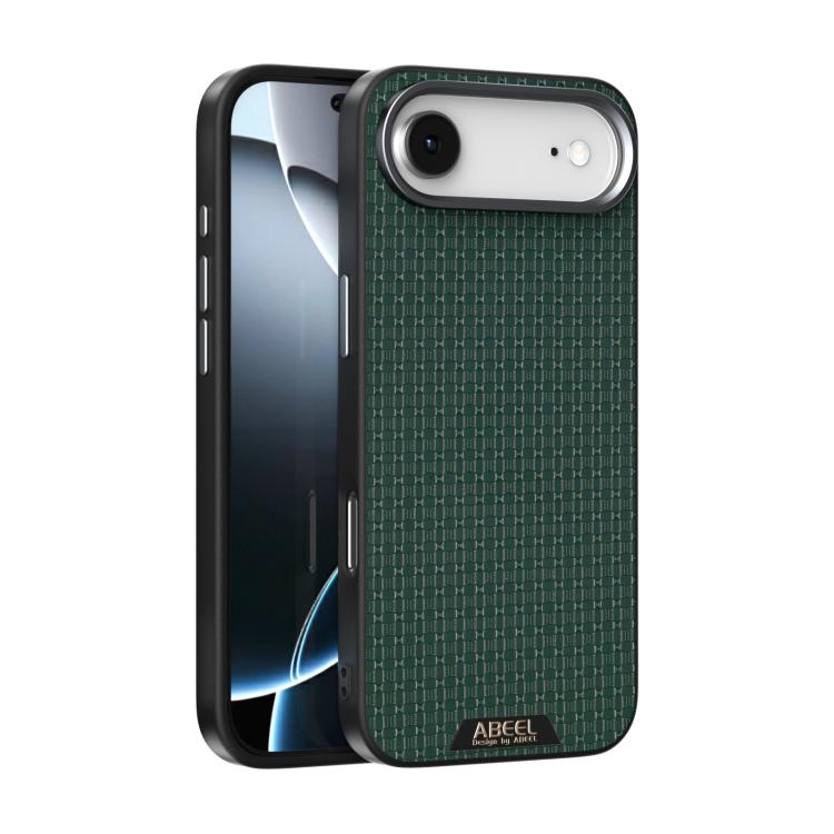 ABEEL Ruyi Pattern 6D Micro Relief MagSafe Leather Phone Case, For iPhone 17 Pro Max, For iPhone 17 Pro, For iPhone 17, For iPhone 17 Air, For iPhone 16e, For iPhone 16 Pro Max