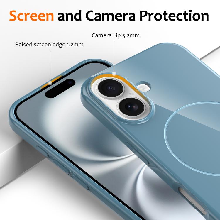 Glossy TPU Shockproof MagSafe Phone Case with Lanyard, For iPhone 16, For iPhone 15 Pro Max, For iPhone 15 Pro, For iPhone 15 Plus