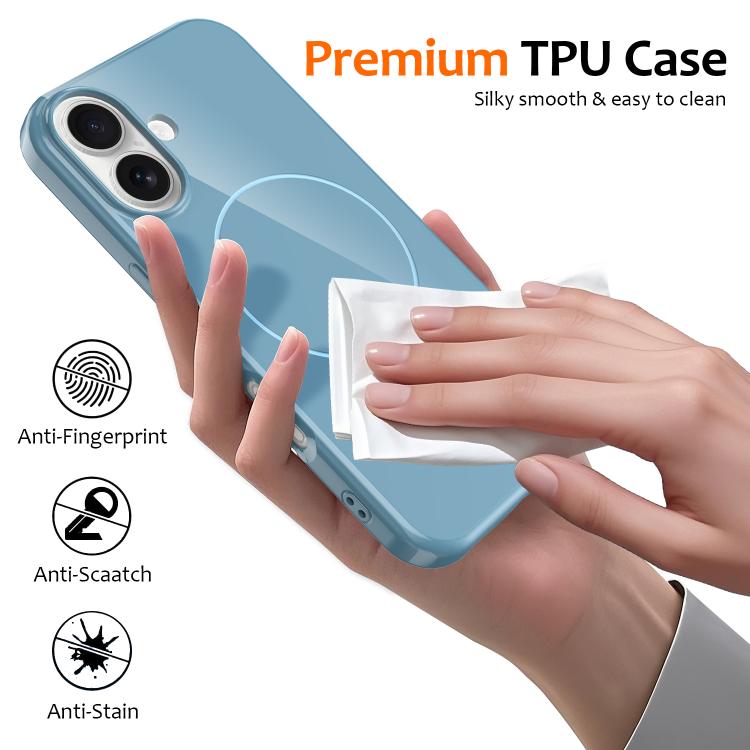 Glossy TPU Shockproof MagSafe Phone Case with Lanyard, For iPhone 16, For iPhone 15 Pro Max, For iPhone 15 Pro, For iPhone 15 Plus