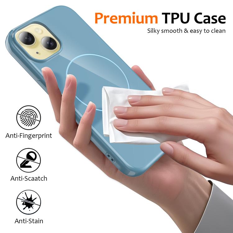 Glossy TPU Shockproof MagSafe Phone Case with Lanyard, For iPhone 15, For iPhone 14 Plus, For iPhone 14, For iPhone 14 Pro