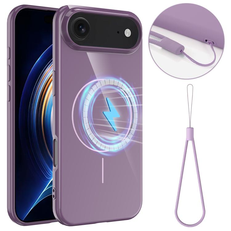 Glossy TPU Shockproof MagSafe Phone Case with Lanyard, For iPhone 17 Pro Max, For iPhone 17 Pro, For iPhone 17, For iPhone 17 Air
