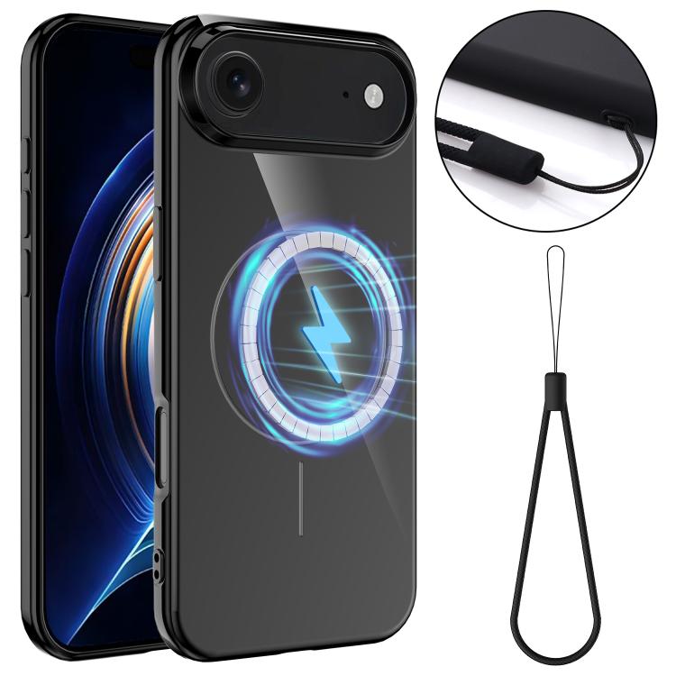 Glossy TPU Shockproof MagSafe Phone Case with Lanyard, For iPhone 17 Pro Max, For iPhone 17 Pro, For iPhone 17, For iPhone 17 Air