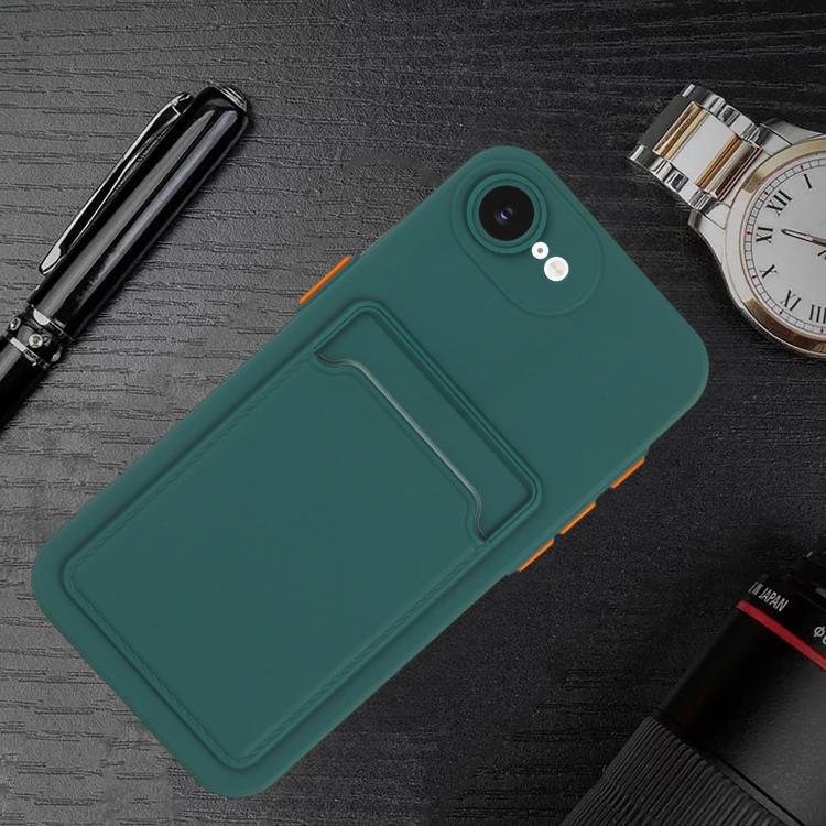 Skin Feel Card Contrast Color Button TPU Phone Case, For iPhone 16e