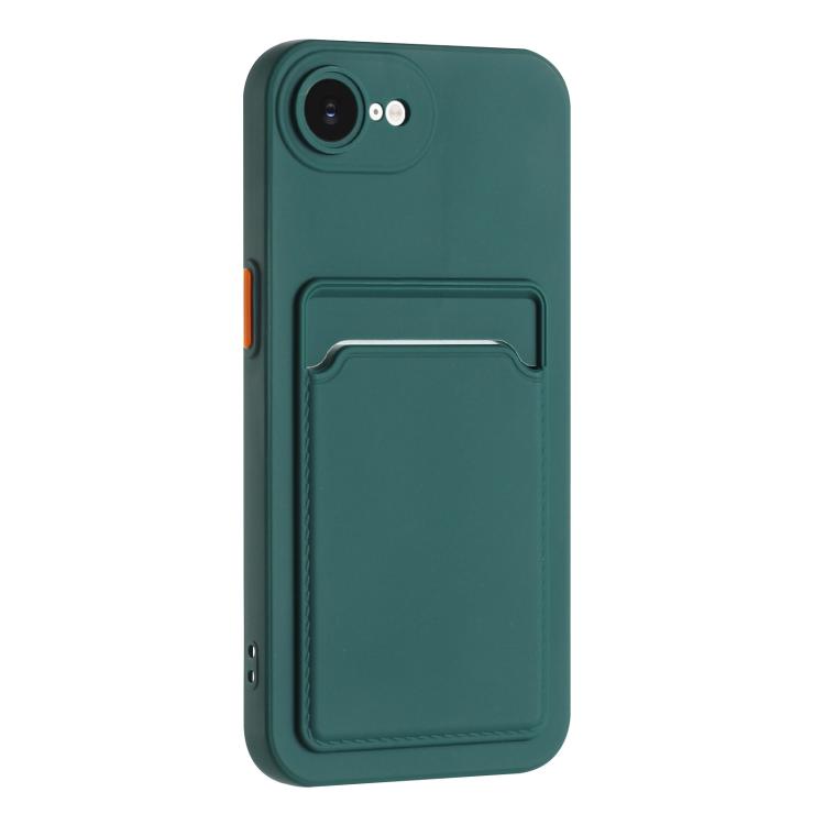 Skin Feel Card Contrast Color Button TPU Phone Case, For iPhone 16e