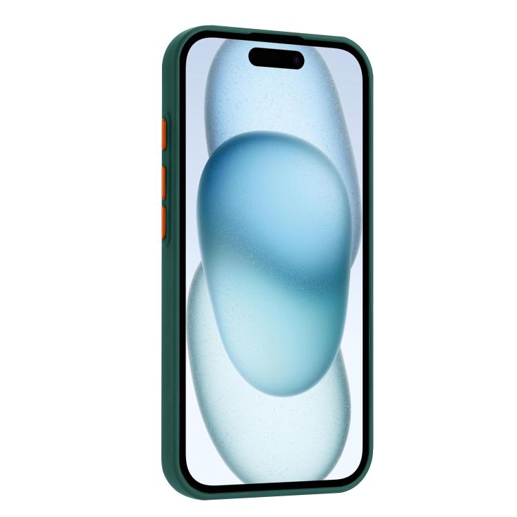 Skin Feel Card Contrast Color Button TPU Phone Case, For iPhone 16e