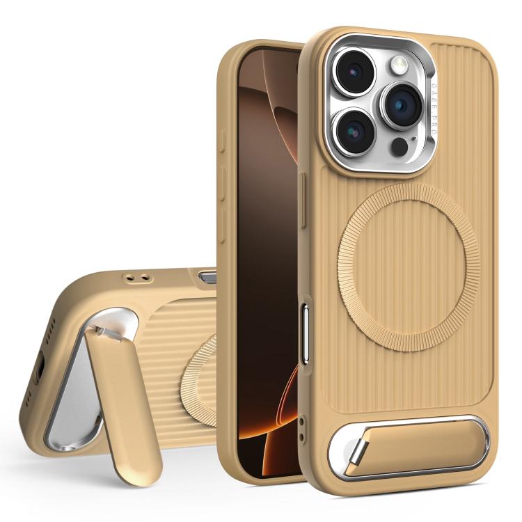 Vertical Lines Invisible Flat Holder MagSafe Phone Case, For iPhone 16 Pro Max, For iPhone 16 Pro, For iPhone 16 Plus, For iPhone 16