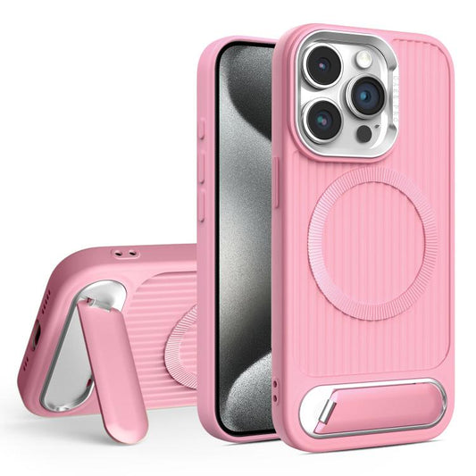 Vertical Lines Invisible Flat Holder MagSafe Phone Case, For iPhone 15 Pro Max, For iPhone 15 Pro, For iPhone 15 Plus, For iPhone 15