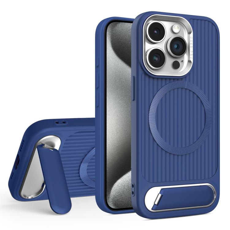 Vertical Lines Invisible Flat Holder MagSafe Phone Case, For iPhone 15 Pro Max, For iPhone 15 Pro, For iPhone 15 Plus, For iPhone 15