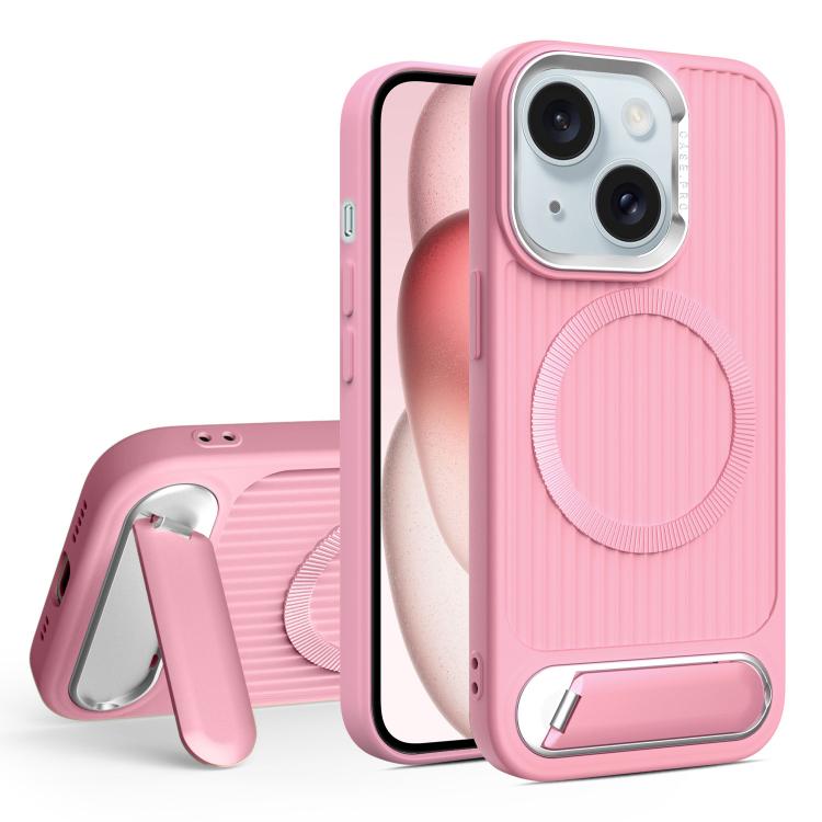 Vertical Lines Invisible Flat Holder MagSafe Phone Case, For iPhone 15 Pro Max, For iPhone 15 Pro, For iPhone 15 Plus, For iPhone 15