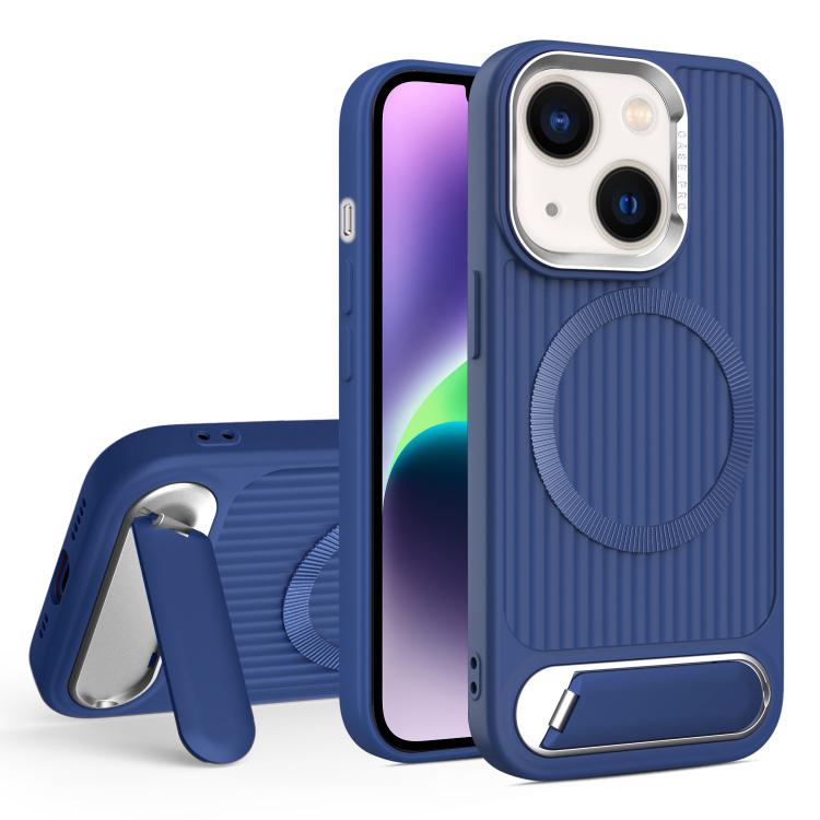 Vertical Lines Invisible Flat Holder MagSafe Phone Case, For iPhone 14 Plus, For iPhone 14, For iPhone 14 Pro, For iPhone 14 Pro Max