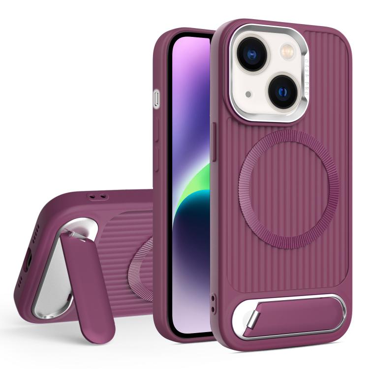 Vertical Lines Invisible Flat Holder MagSafe Phone Case, For iPhone 14 Plus, For iPhone 14, For iPhone 14 Pro, For iPhone 14 Pro Max