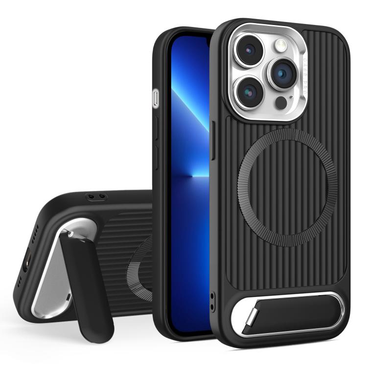 Vertical Lines Invisible Flat Holder MagSafe Phone Case, For iPhone 14 Pro, For iPhone 14 Pro Max, For iPhone 13 Pro Max, For iPhone 13 Pro, For iPhone 13