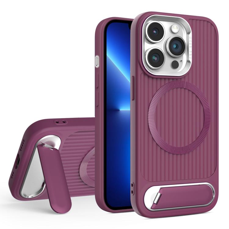Vertical Lines Invisible Flat Holder MagSafe Phone Case, For iPhone 14 Pro, For iPhone 14 Pro Max, For iPhone 13 Pro Max, For iPhone 13 Pro, For iPhone 13