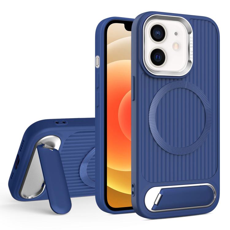 Vertical Lines Invisible Flat Holder MagSafe Phone Case, For iPhone 13 Pro Max, For iPhone 13 Pro, For iPhone 13, For iPhone 12