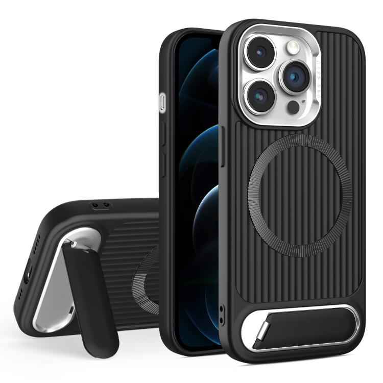 Vertical Lines Invisible Flat Holder MagSafe Phone Case, For iPhone 12 Pro Max, For iPhone 12 Pro, For iPhone 11 Pro Max, For iPhone 11