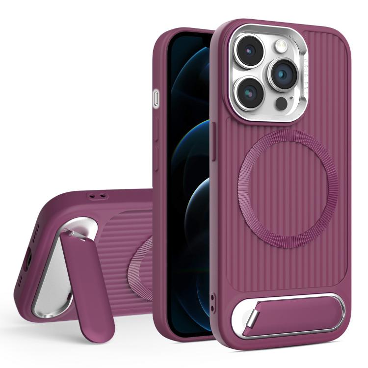 Vertical Lines Invisible Flat Holder MagSafe Phone Case, For iPhone 12 Pro Max, For iPhone 12 Pro, For iPhone 11 Pro Max, For iPhone 11